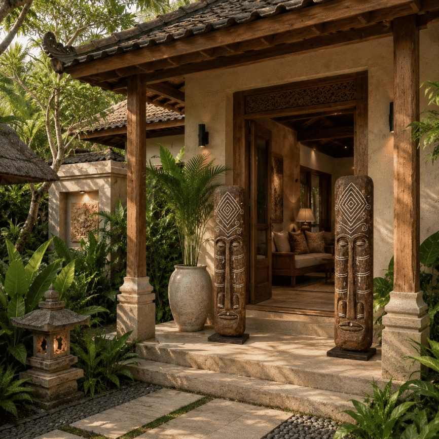 Indonesian Teak Sculpture